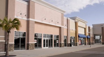 Commercial Complex With New Paint on Exterior