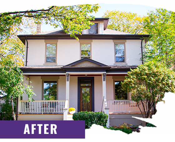 White Home After Painting