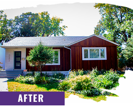 White Home After Painting