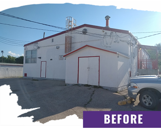 Restaurant Before Exterior Painting